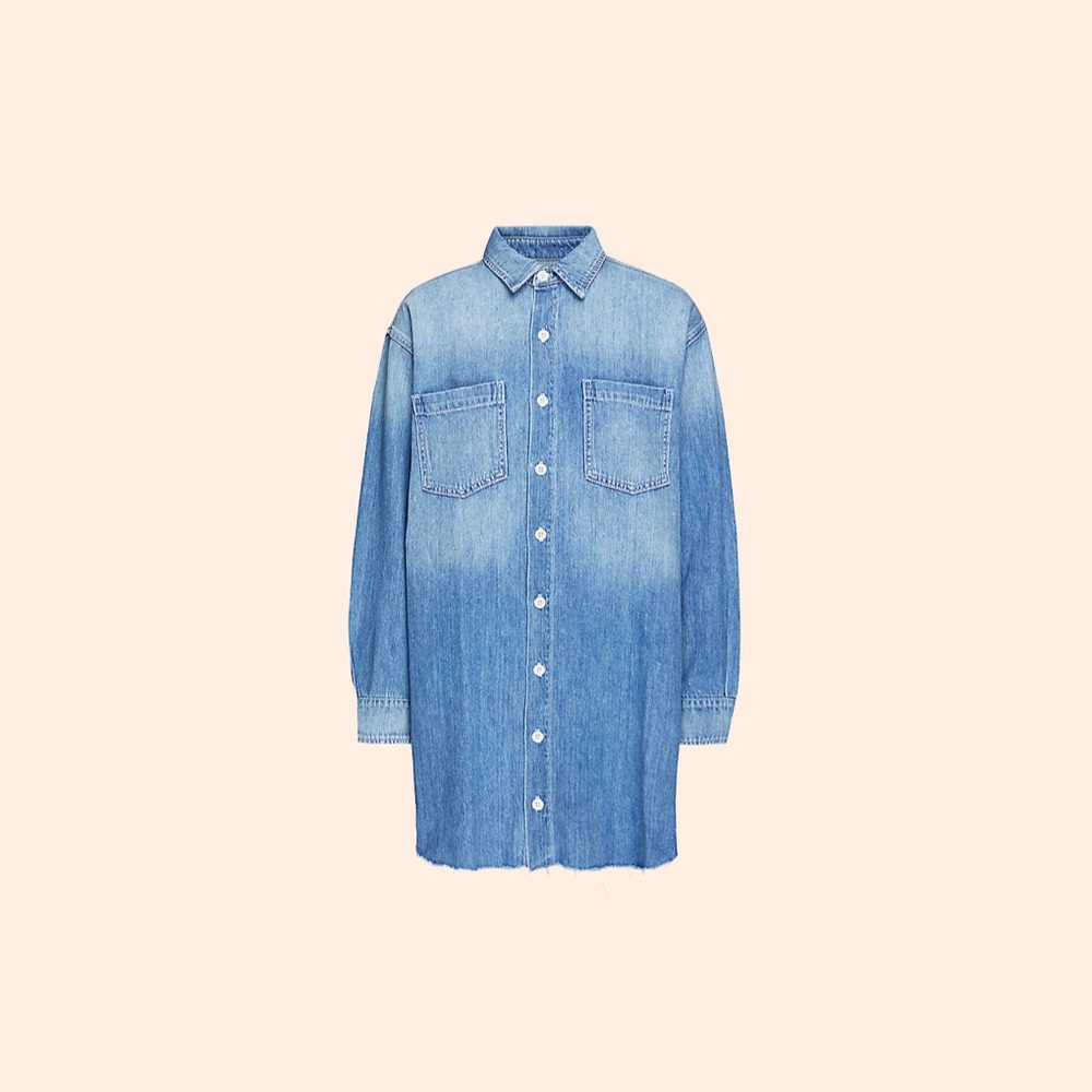 Reformation Blue Denim Mini Dress